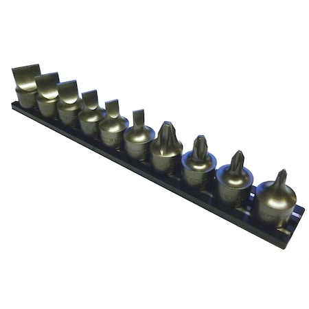 Vim Tools VIM Tools 10-Piece Half Cut, Flat and Phillips Head Screwdriver Set - 3/8 in. Square Drive IMPACT-SFP6